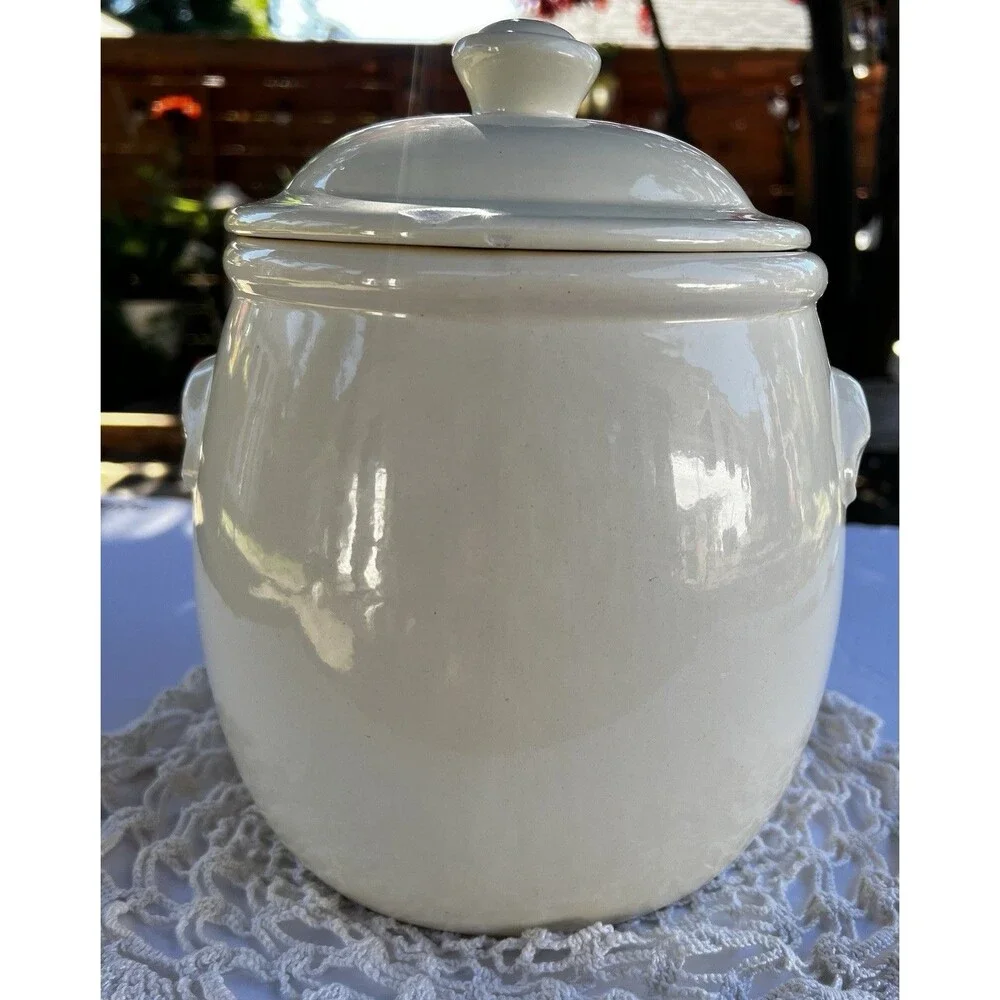 1985 CHD Classic I'm Stuffed Cookie Jar With Bear Vintage Pre Owned